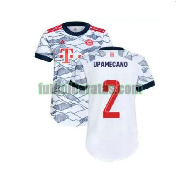 camiseta upamecano 2 bayern munich 2021 2022 gris tercera