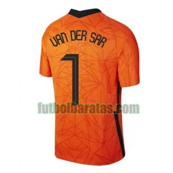 camiseta van der sar 1 holanda 2020 primera