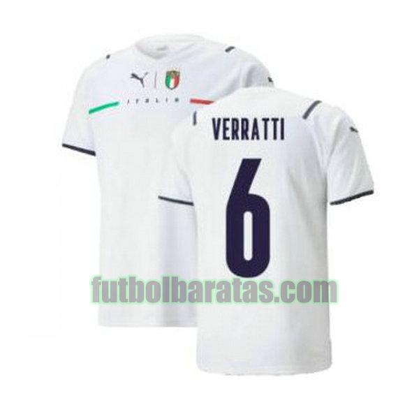 camiseta verratti 6 ajax 2021 2022 blanco segunda