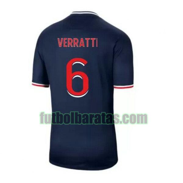 camiseta verratti 6 paris saint germain 2020-2021 primera