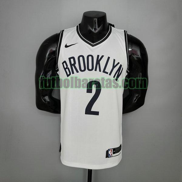 camiseta versión fans blake griffin 2 brooklyn nets blanco hombre