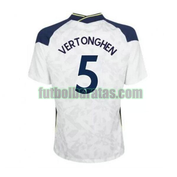 camiseta vertonghen 5 tottenham 2020-2021 priemra