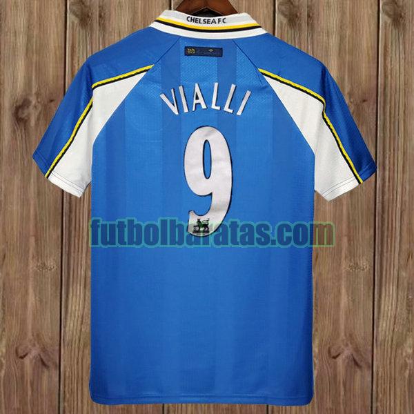 camiseta vialli 9 chelsea 1997-1999 azul primera