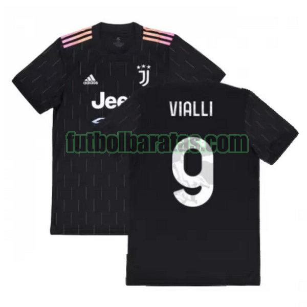 camiseta vialli 9 juventus 2021 2022 negro segunda