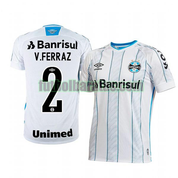camiseta victor ferraz 2 camiseta gremio 2020-2021 segunda