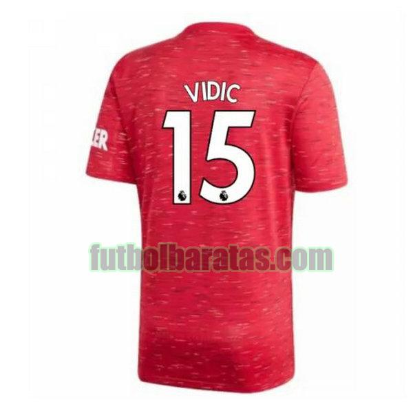 camiseta vidic 15 manchester united 2020-2021 primera