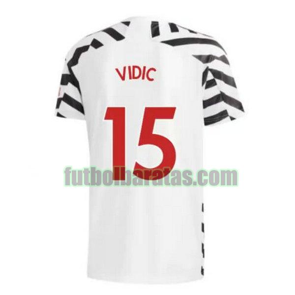 camiseta vidic 15 manchester united 2020-2021 tercera