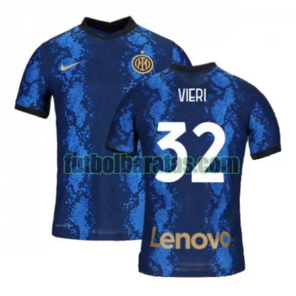 camiseta vieri 32 inter milán 2021 2022 azul primera