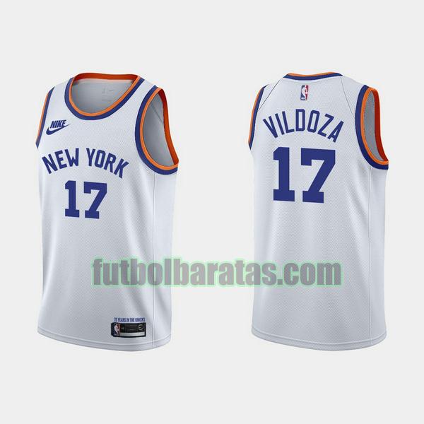 camiseta vildoza 17 new york knicks blanco hombre