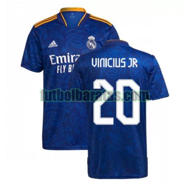 camiseta vinicius jr 20 real madrid 2021 2022 azul segunda