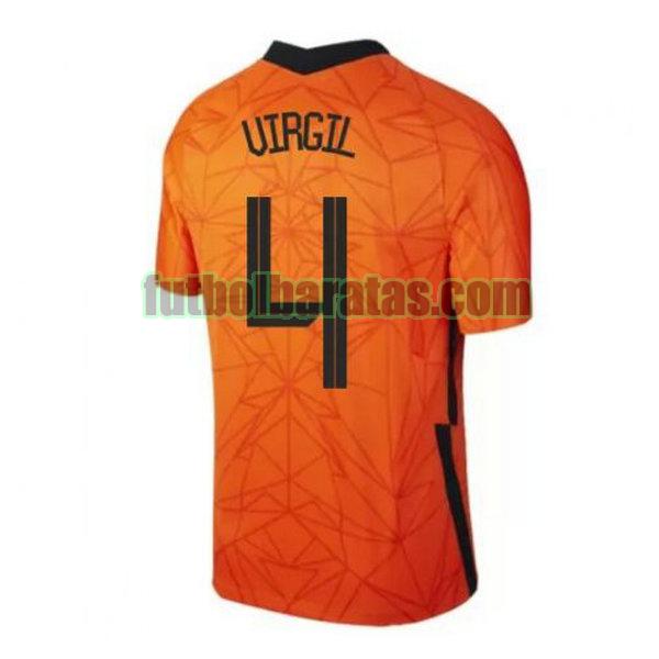 camiseta virgil 4 holanda 2020 primera