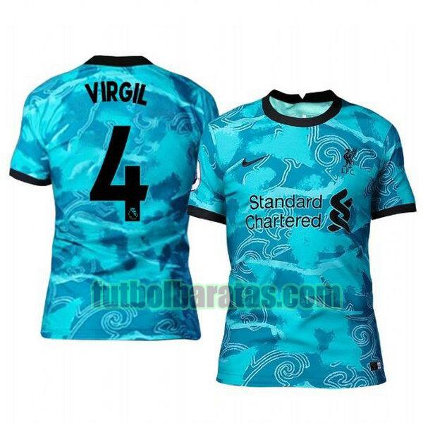 camiseta virgil van dijk 4 camiseta liverpool 2020-2021 segunda