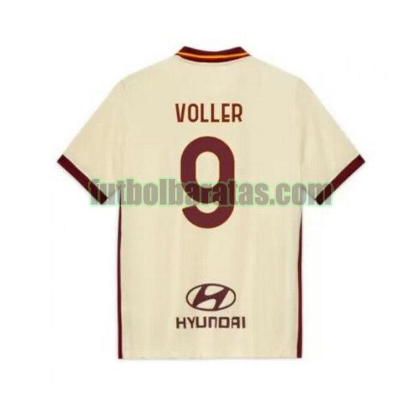 camiseta voller 9 roma 2020-2021 segunda