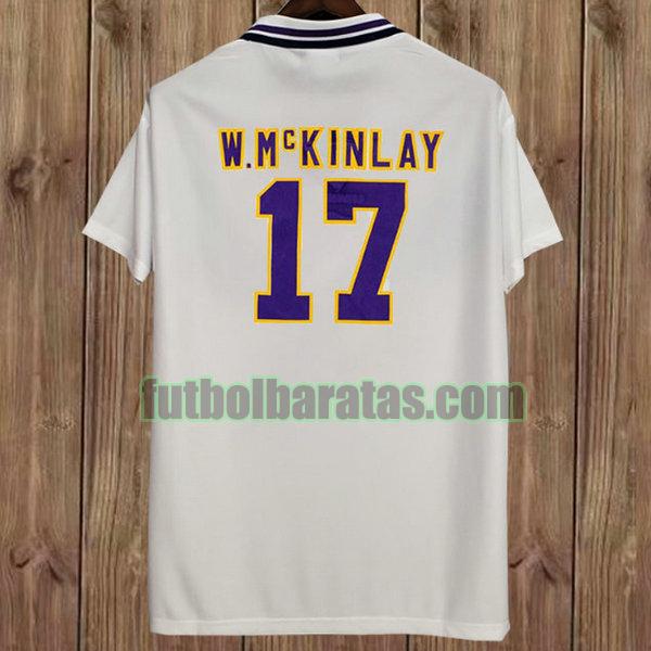 camiseta w.mckinlay 17 escocia 1994-1996 blanco segunda