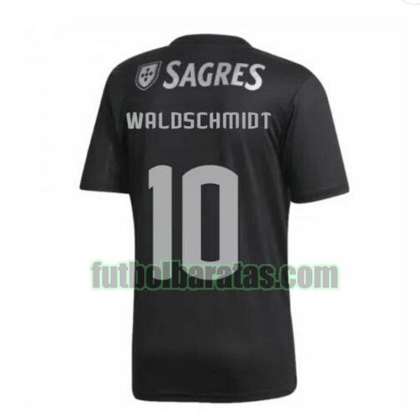 camiseta waldschmidt 10 benfica 2020-2021 negro segunda