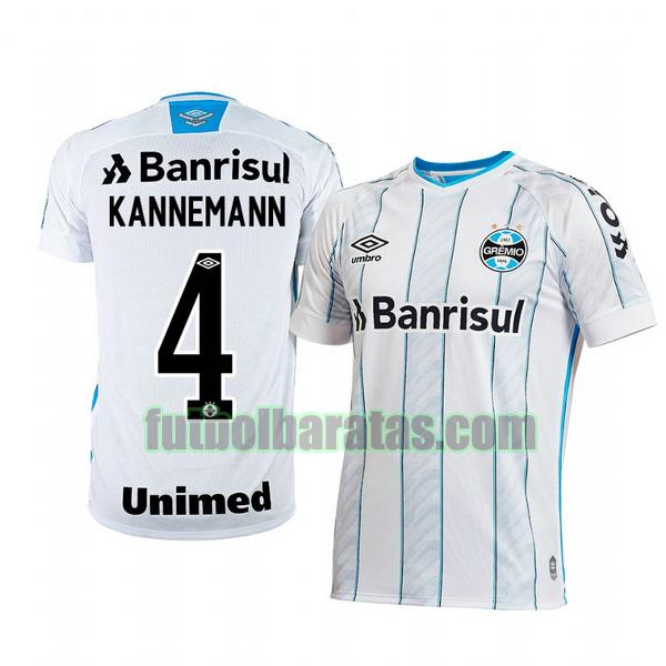 camiseta walter kannemann 4 camiseta gremio 2020-2021 segunda