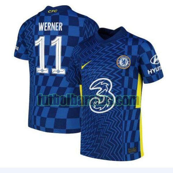 camiseta werner 11 juventus 2021 2022 azul primera