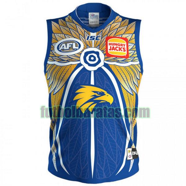 camiseta west coast eagles 2019 azul indigenous