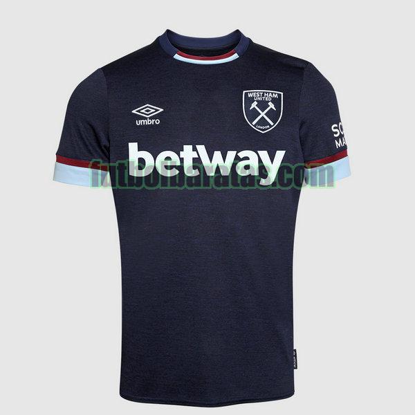 camiseta west ham united 2021 2022 azul tercera equipacion