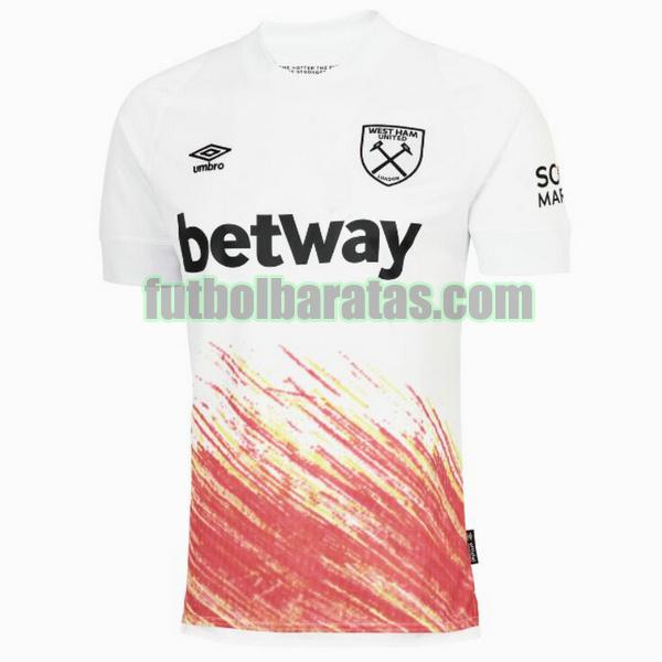 camiseta west ham united 2022 2023 rojo tercera