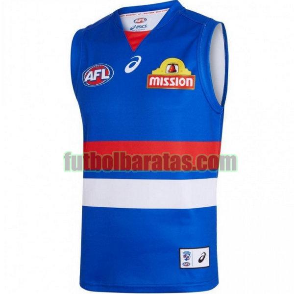 camiseta western bulldogs 2019 azul primera