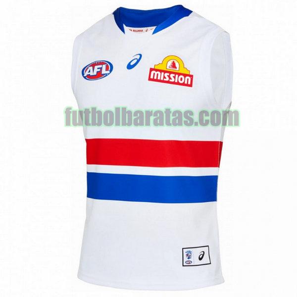 camiseta western bulldogs 2021 blanco segunda