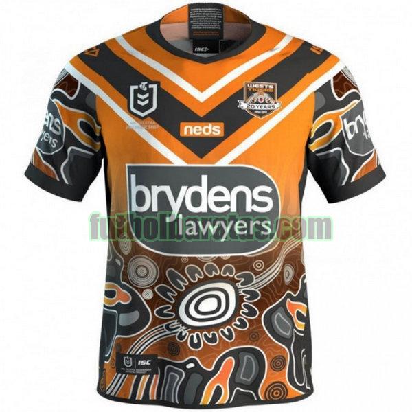 camiseta wests tigers 2019 amarillo indigenous