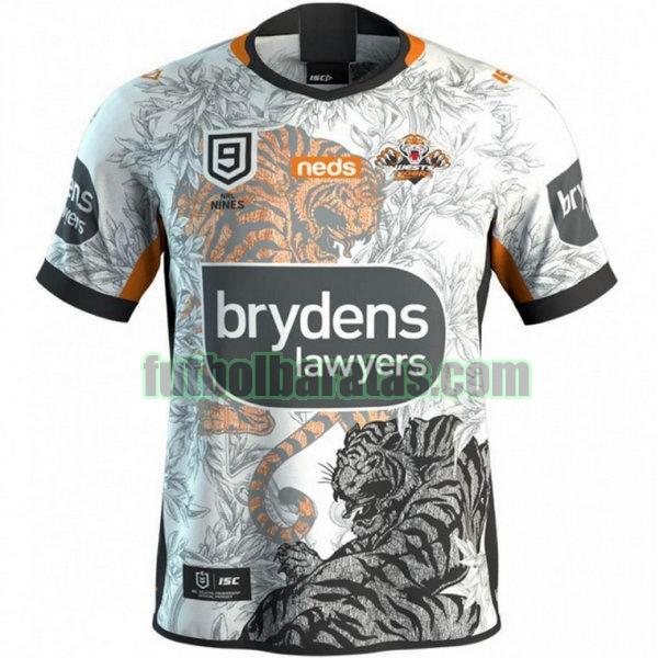 camiseta wests tigers 2020 blanco nines