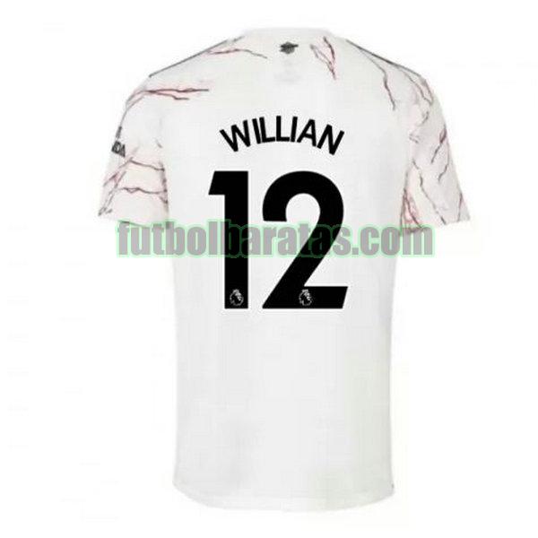 camiseta willian 12 arsenal 2020-2021 segunda