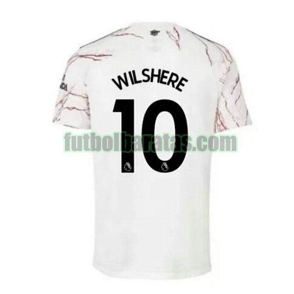 camiseta wilshere 10 arsenal 2020-2021 segunda