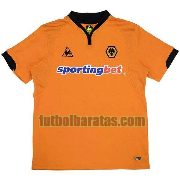 camiseta wolverhampton wanderers 2009-2010 amarillo primera