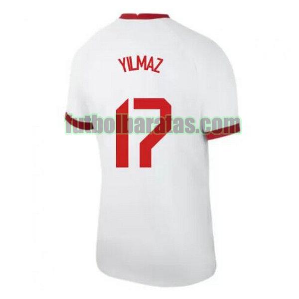 camiseta yilmaz 17 turquía 2020 primera