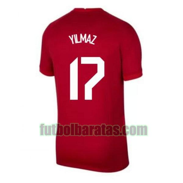 camiseta yilmaz 17 turquía 2020 segunda