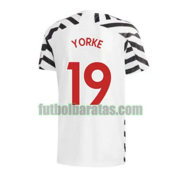 camiseta yorke 19 manchester united 2020-2021 tercera