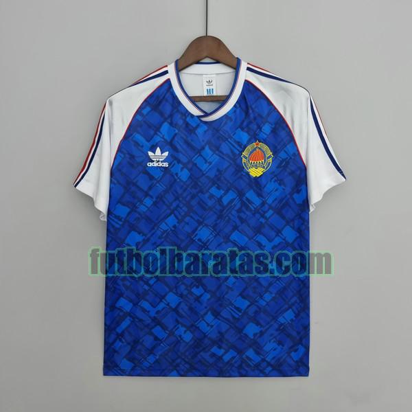 camiseta yugoslavia 1992 azul primera