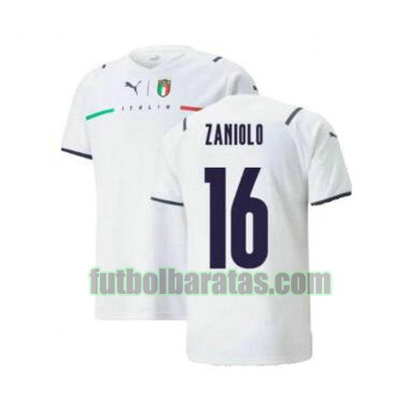 camiseta zaniolo 16 ajax 2021 2022 blanco segunda