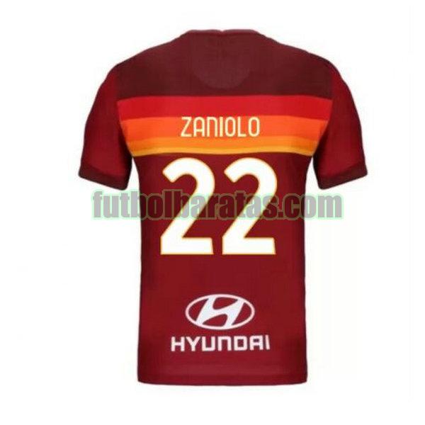 camiseta zaniolo 22 roma 2020-2021 priemra