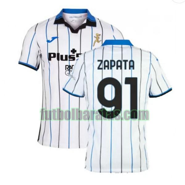 camiseta zapata 91 atalanta 2021 2022 blanco segunda