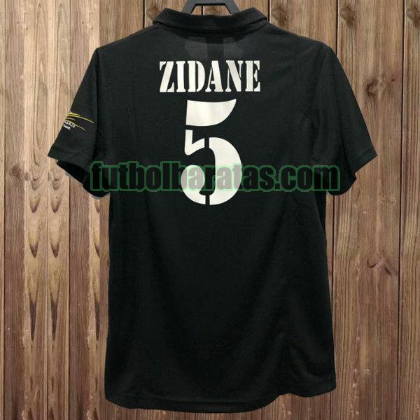 camiseta zidane 5 real madrid 2002-2003 negro segunda