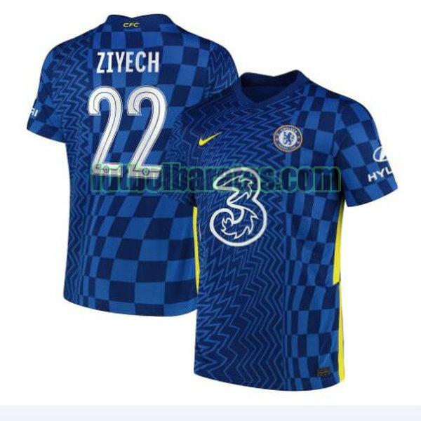 camiseta ziyech 22 chelsea 2021 2022 azul primera