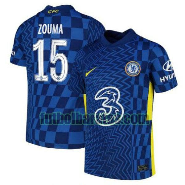 camiseta zouma 15 chelsea 2021 2022 azul primera