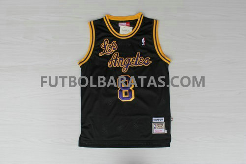 camisetas Bryant 8 los angeles lakers 2017 negro