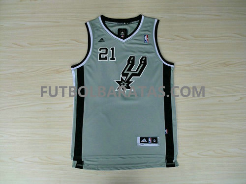 camisetas Duncan 21 san antonio spurs 2017 gris