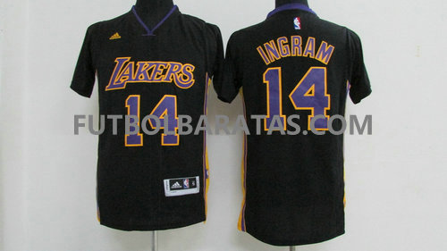 camisetas Ingram 14 logo los angeles lakers 2017 negro