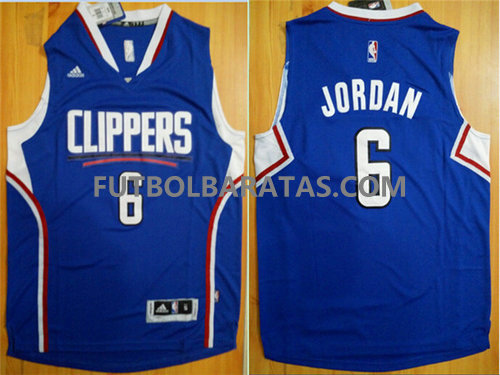 camisetas baloncesto Jordan 6 los angeles clippers 2017 azul