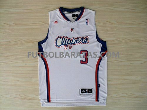 camisetas baloncesto Paul 3 los angeles clippers logo 2017 blanco