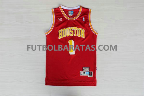 camisetas numero McGrady 1 houston rockets 2017 roja