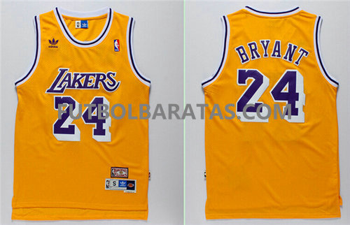 camisetass Bryant number 24 los angeles lakers 2017 naranja