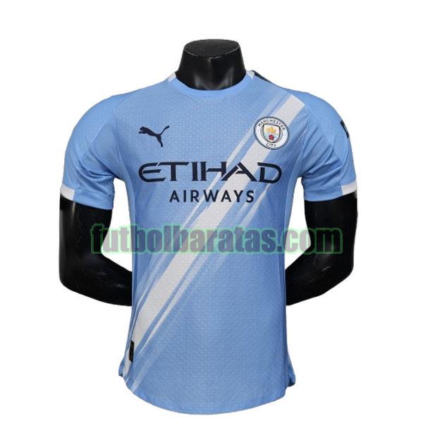 camsieta manchester city 2025 2026 azul primera player
