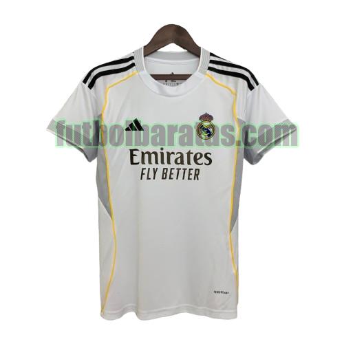 camsieta mujer real madrid 2025 2026 blanco primera